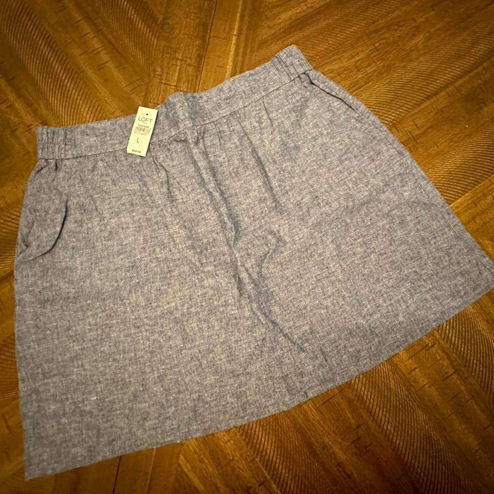 NWT LOFT Linen Skirt